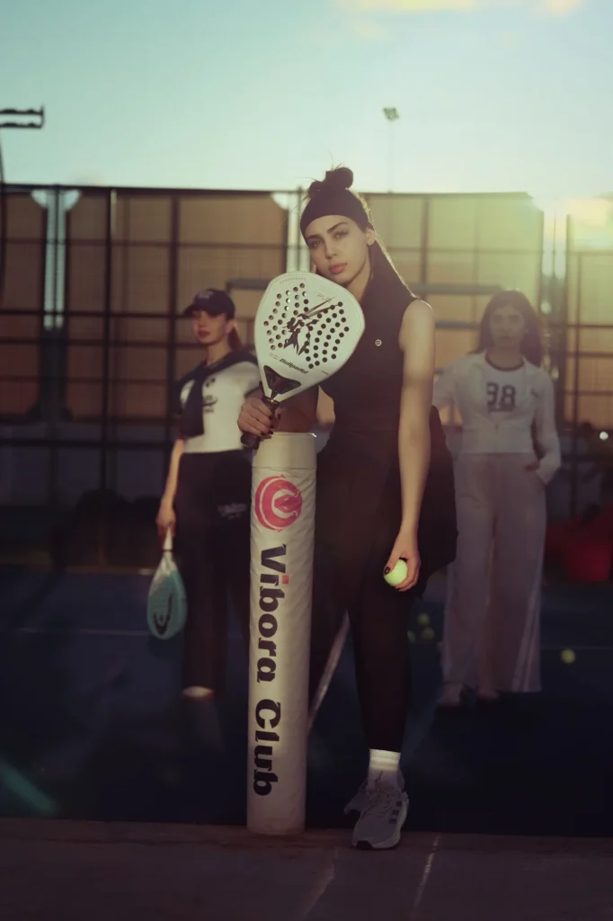 Diamantvormig padelracket