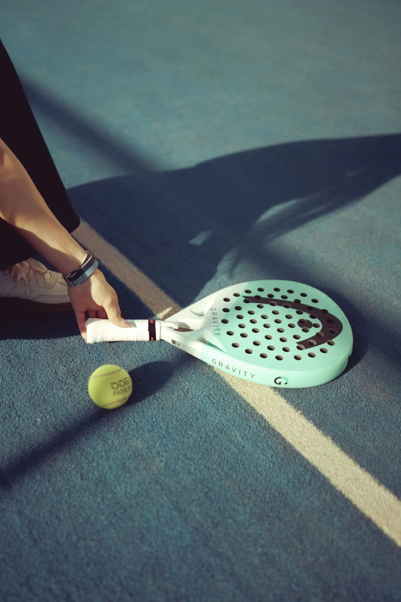 Druppelvormig padelracket